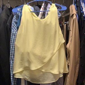 Yellow Bershka Tank Top